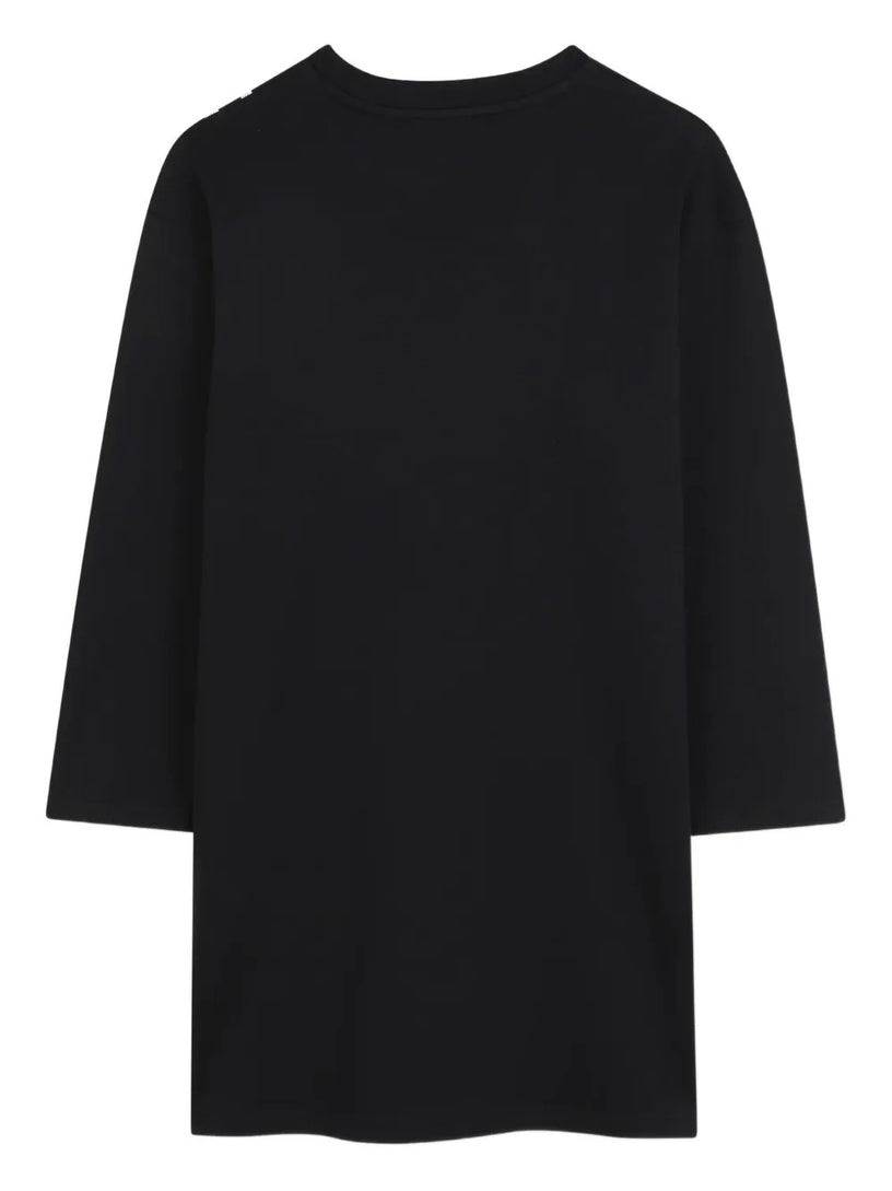 Snapshot bag-print mini dress