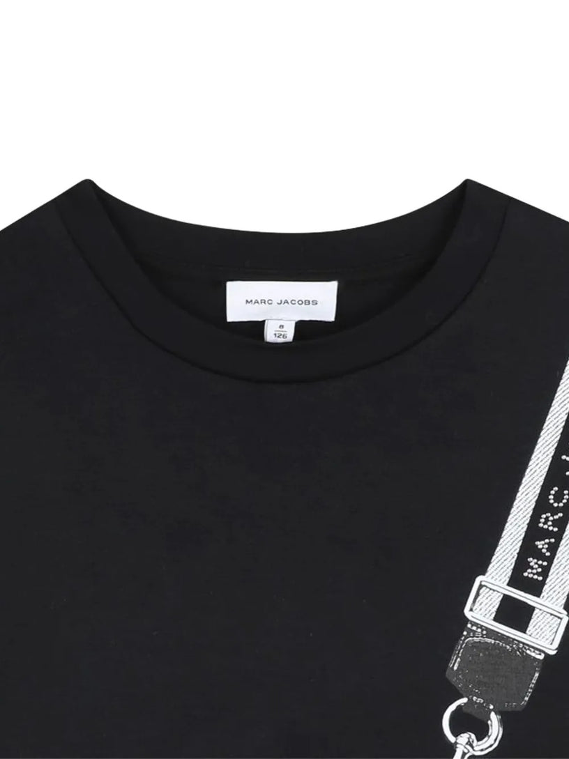 Snapshot bag-print mini dress