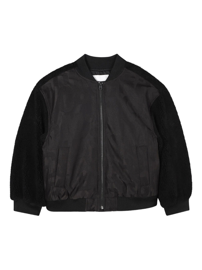 Logo bomber jacket