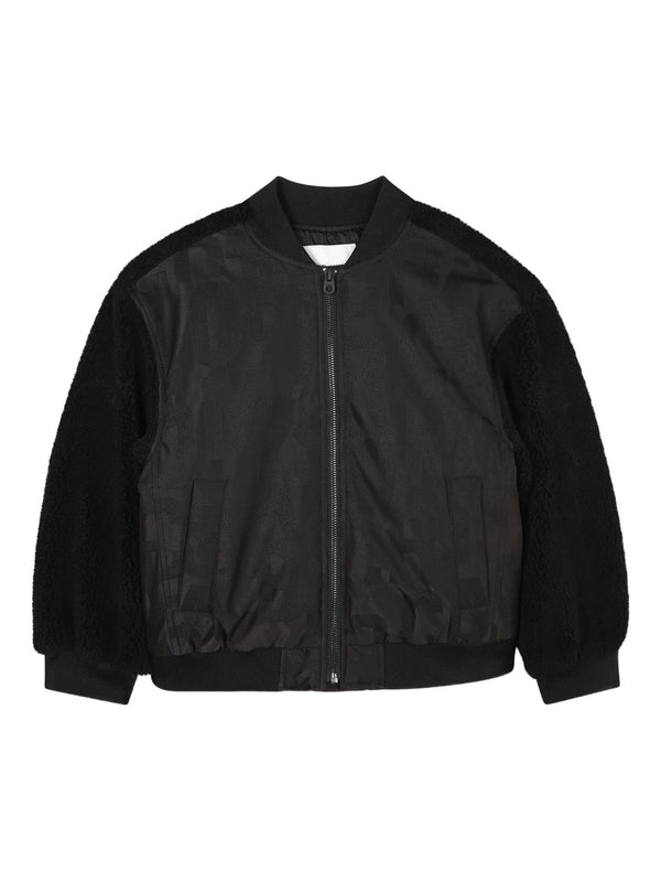 Logo bomber jacket