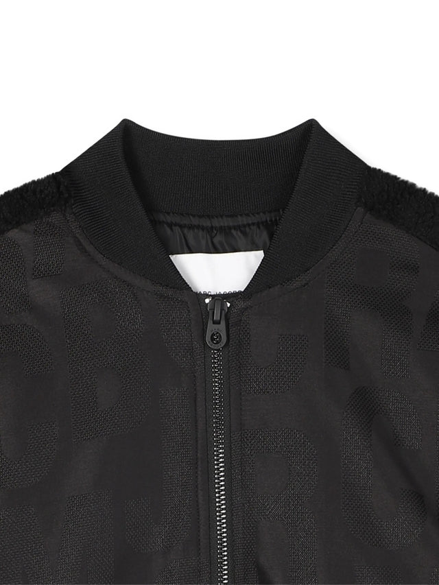 Logo bomber jacket