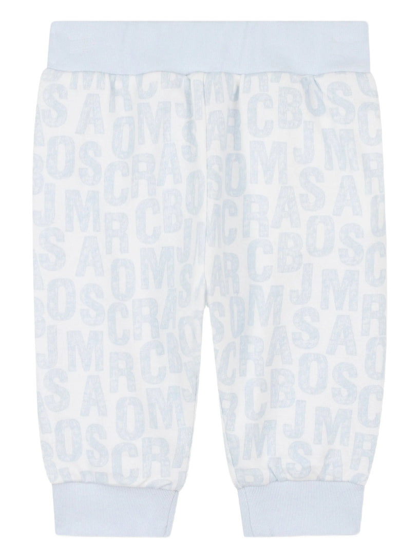 Logo-patterned jersey set (set of three)