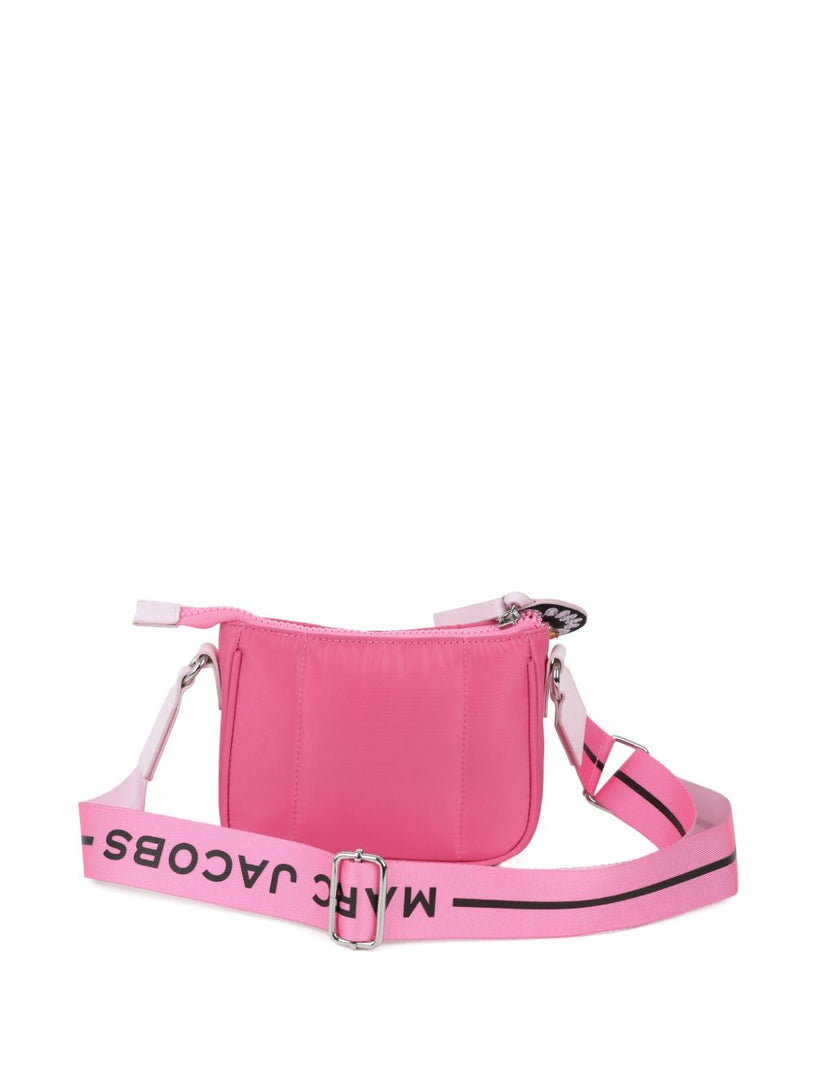 Logo-patch cross body bag