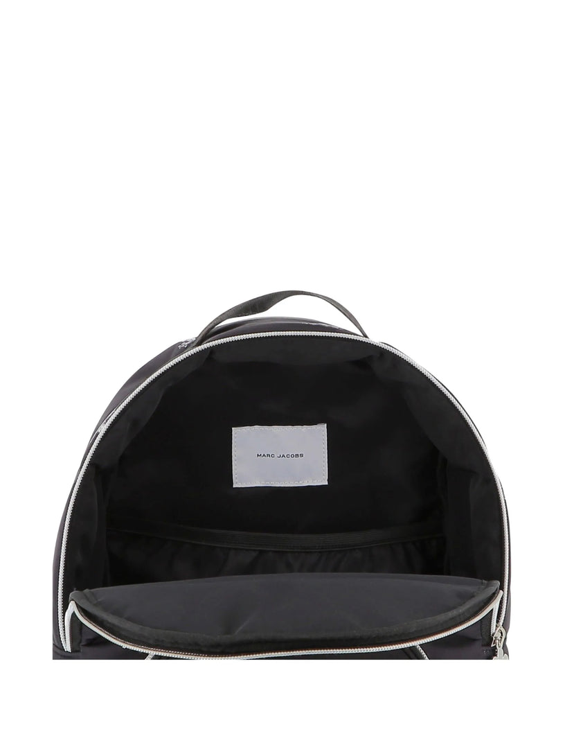 Floral-print padded backpack