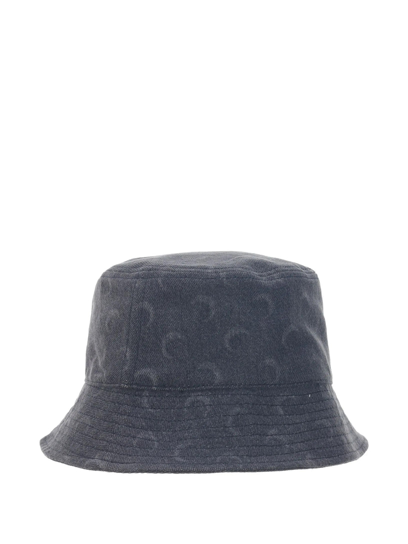 Moon Laser Denim Bucket Hat