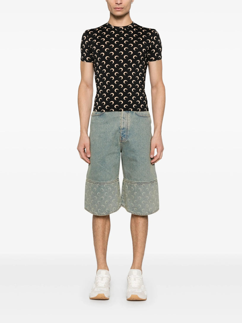 Recycled Moon Jersey Second Skin Short Sleeves Top