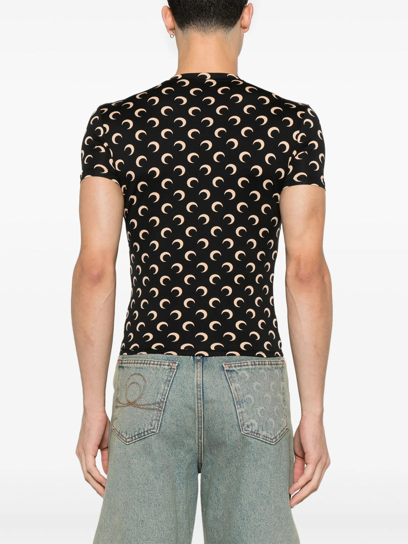 Recycled Moon Jersey Second Skin Short Sleeves Top