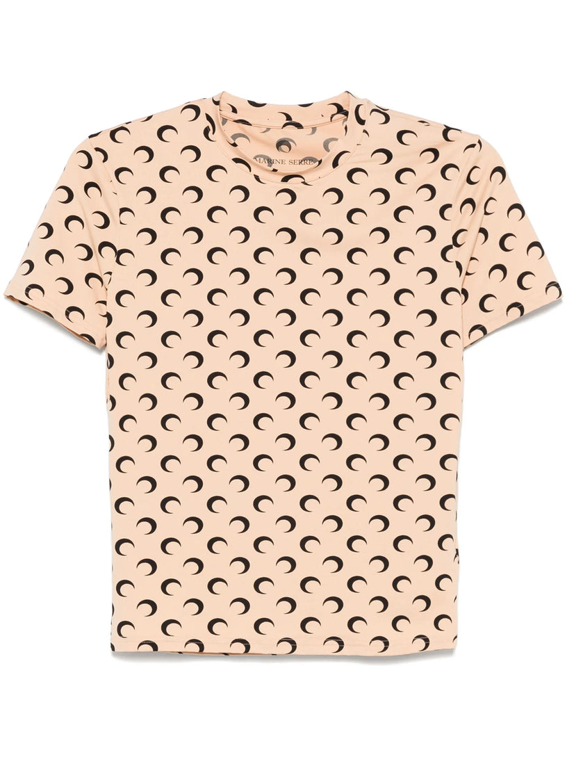 Recycled Moon Jersey Second Skin Short Sleeves Top