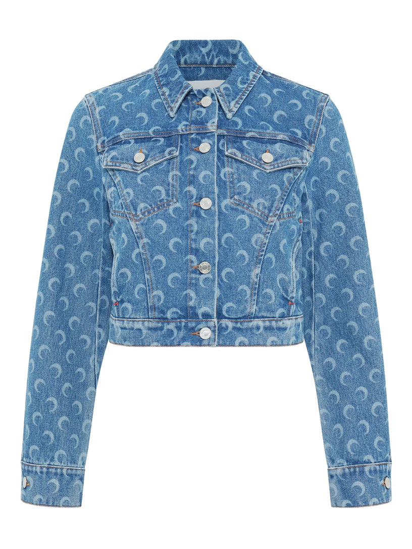 Moon laser denim jacket