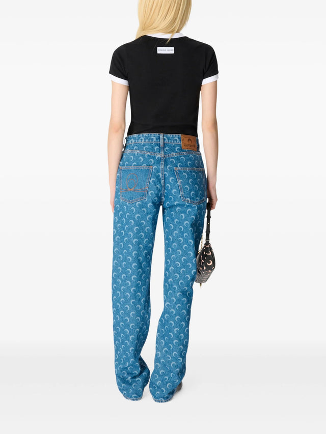 Moon laser jeans