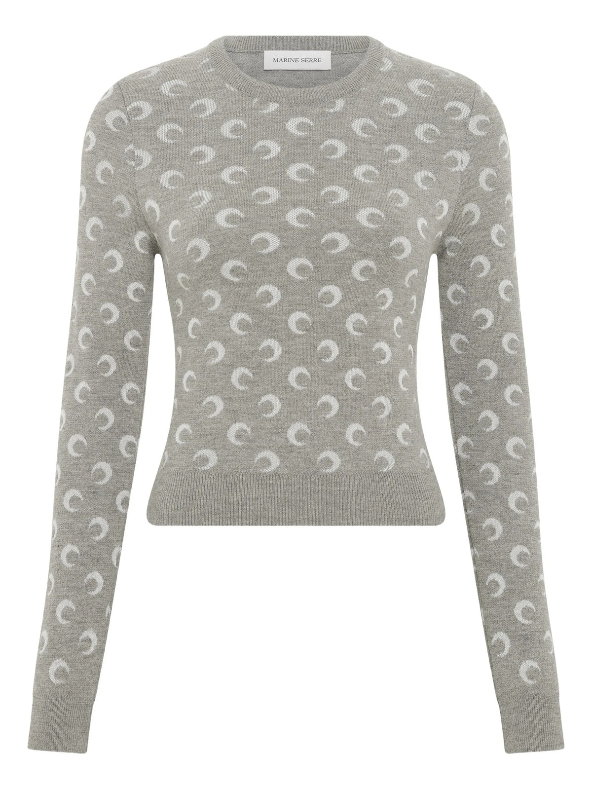 Moon jacquard knit sweater