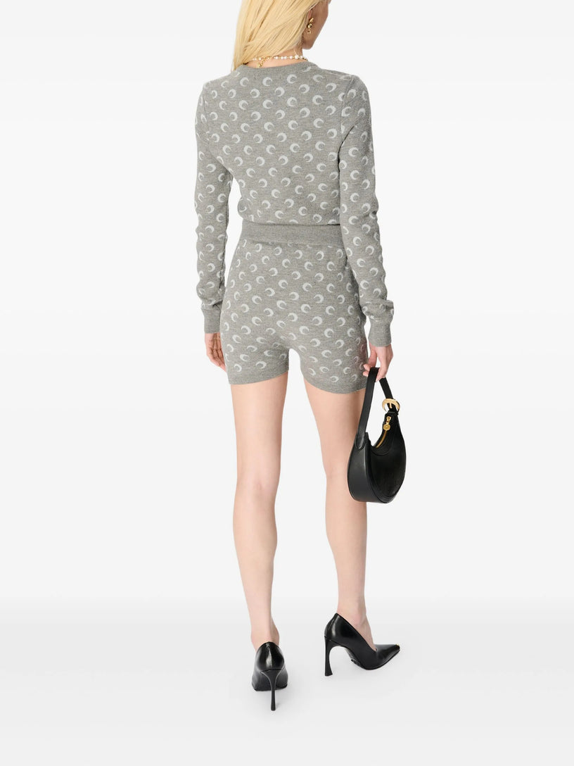 Moon jacquard knit sweater