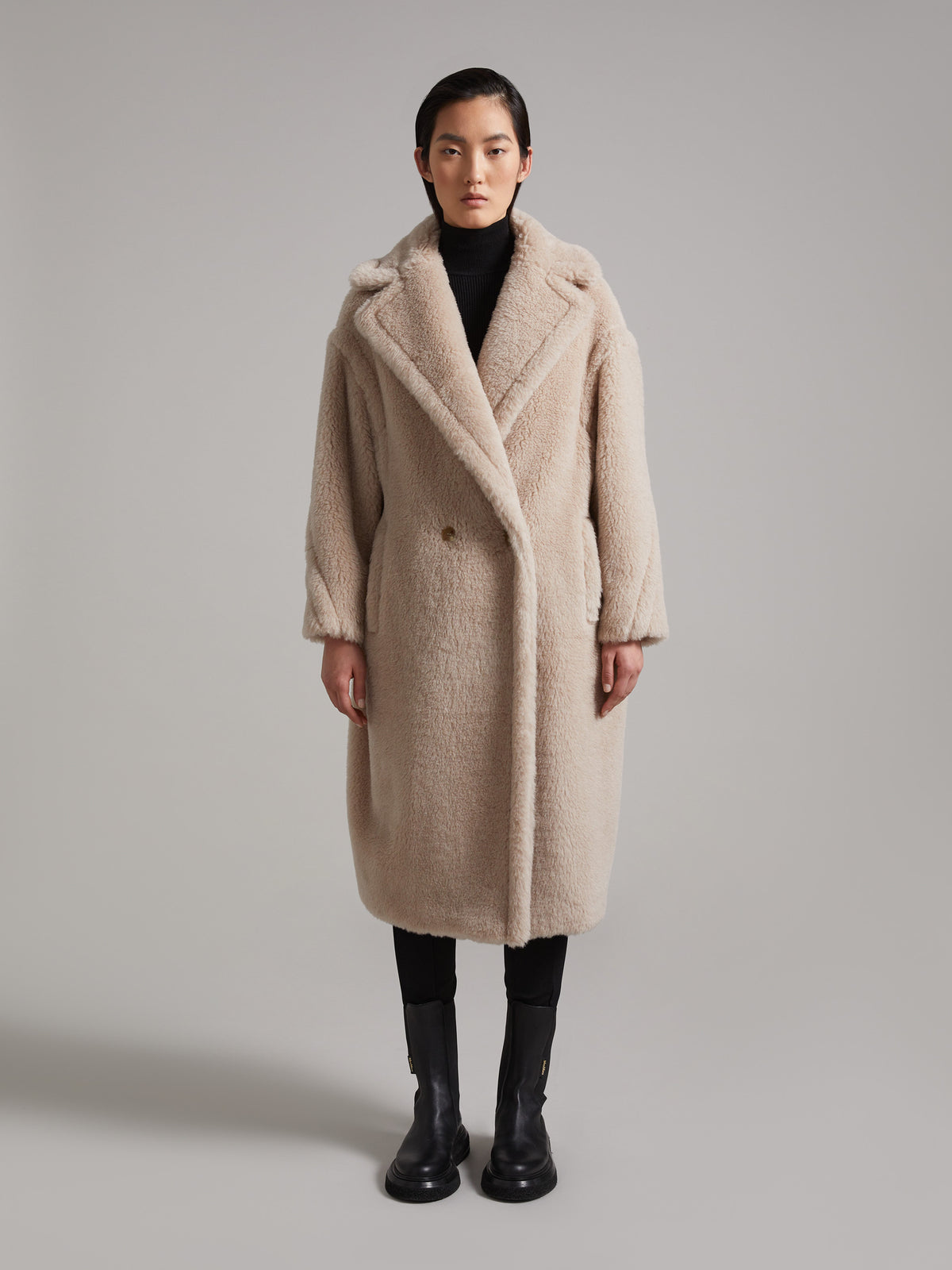 Tedgirl Icon Coat in alpaca and wool