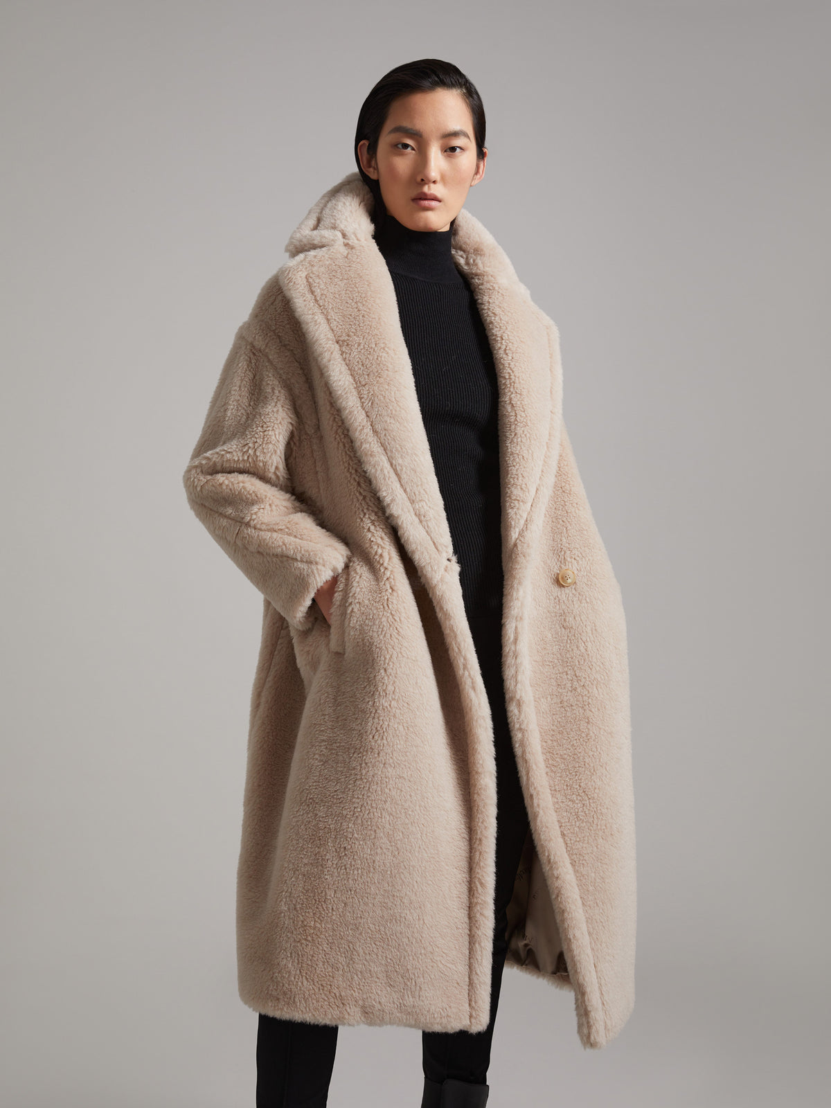 Tedgirl Icon Coat in alpaca and wool