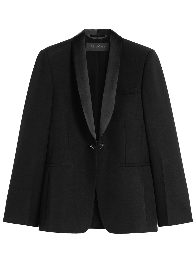 Wool gabardine blazer