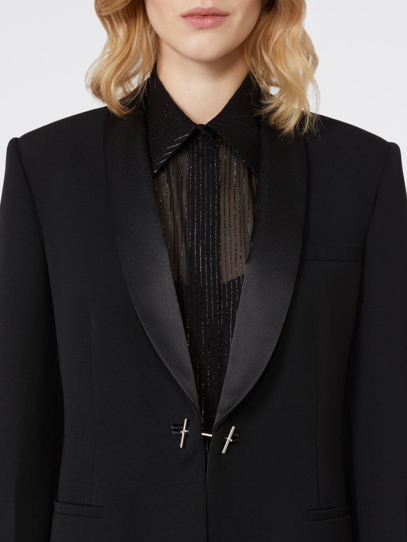 Wool gabardine blazer