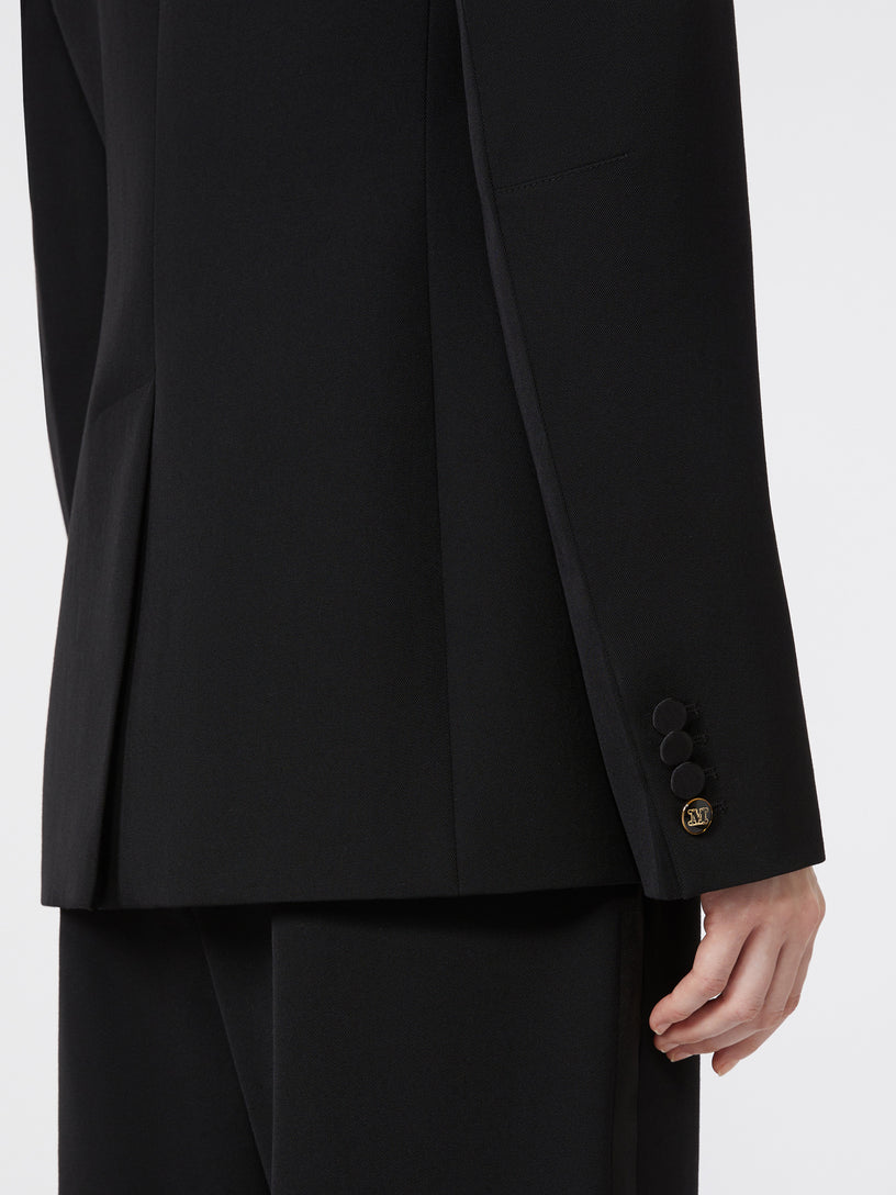 Wool gabardine blazer