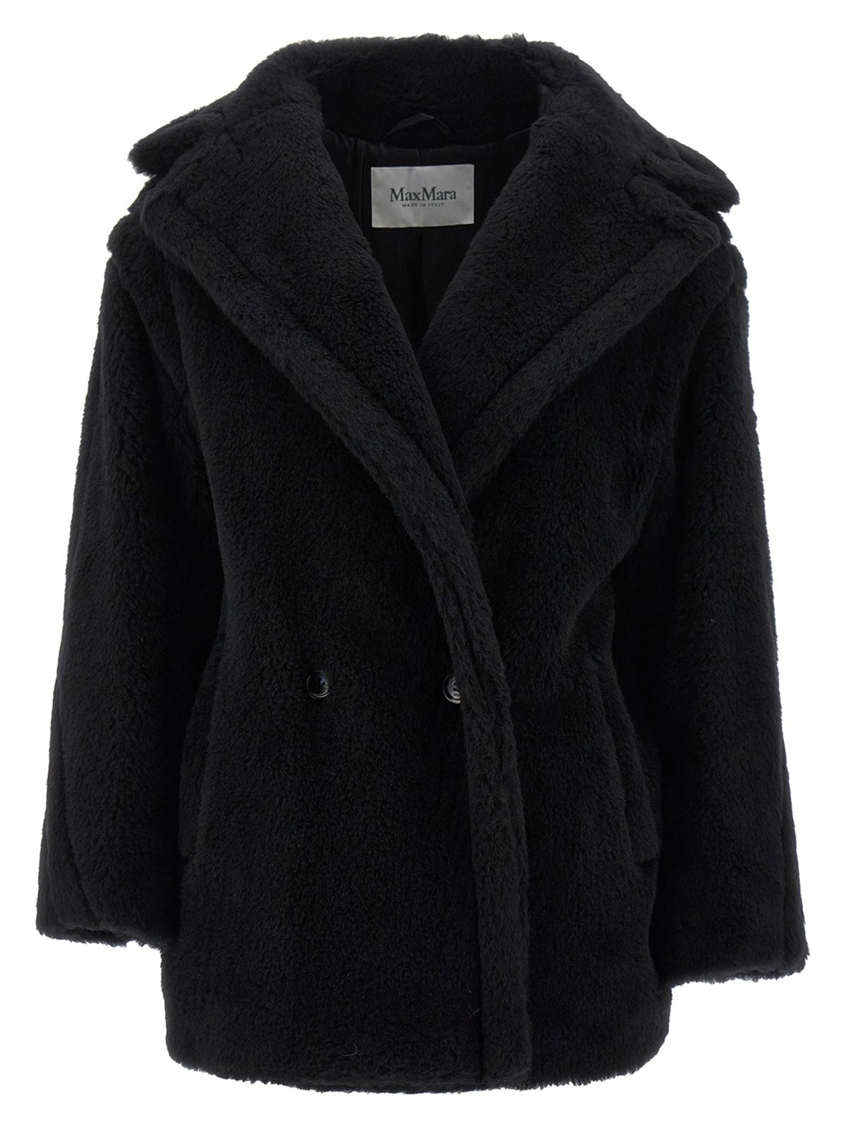 Teddy Bear Icon Coat corto in alpaca e lana