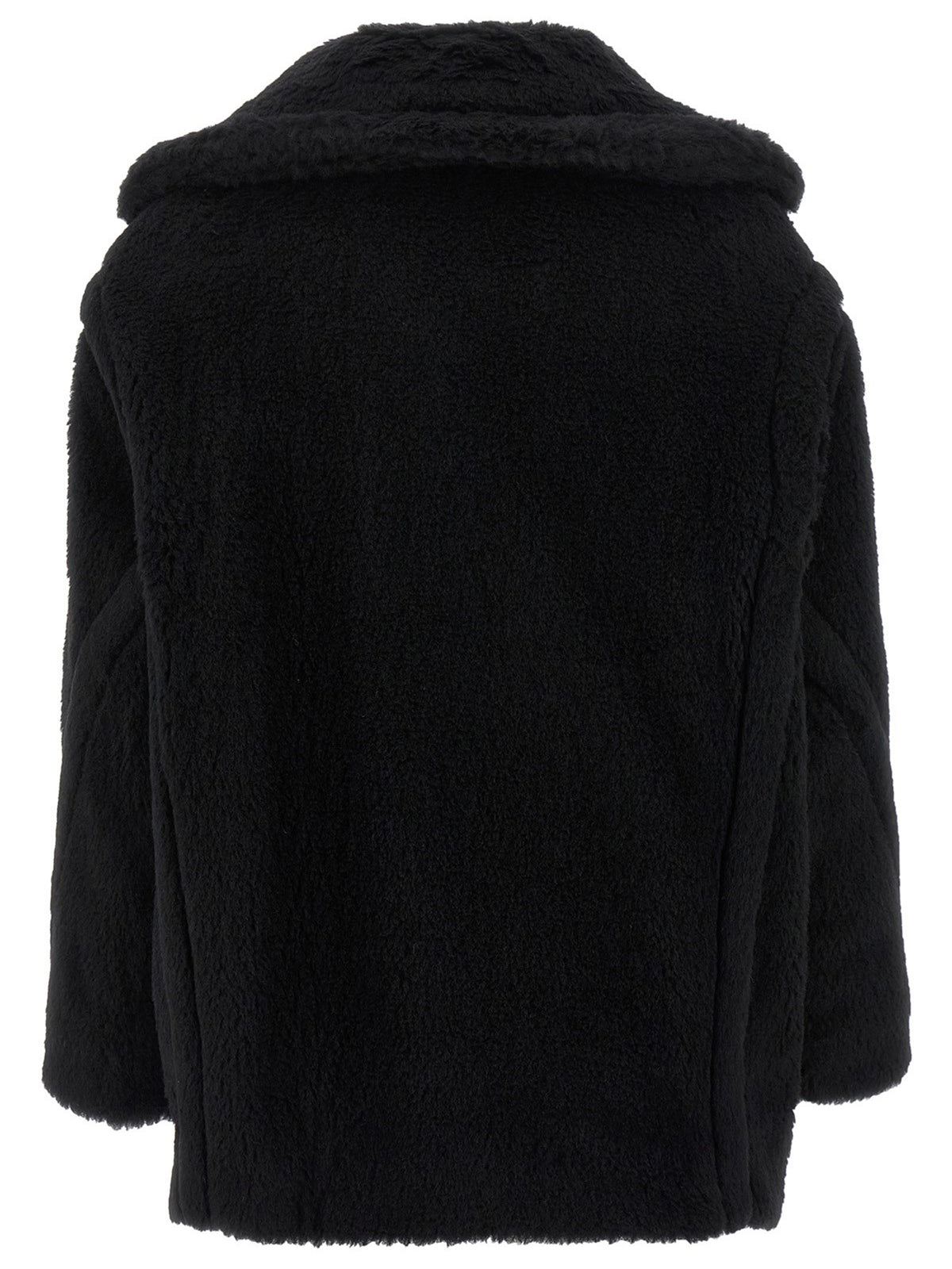 Teddy Bear Icon Coat corto in alpaca e lana