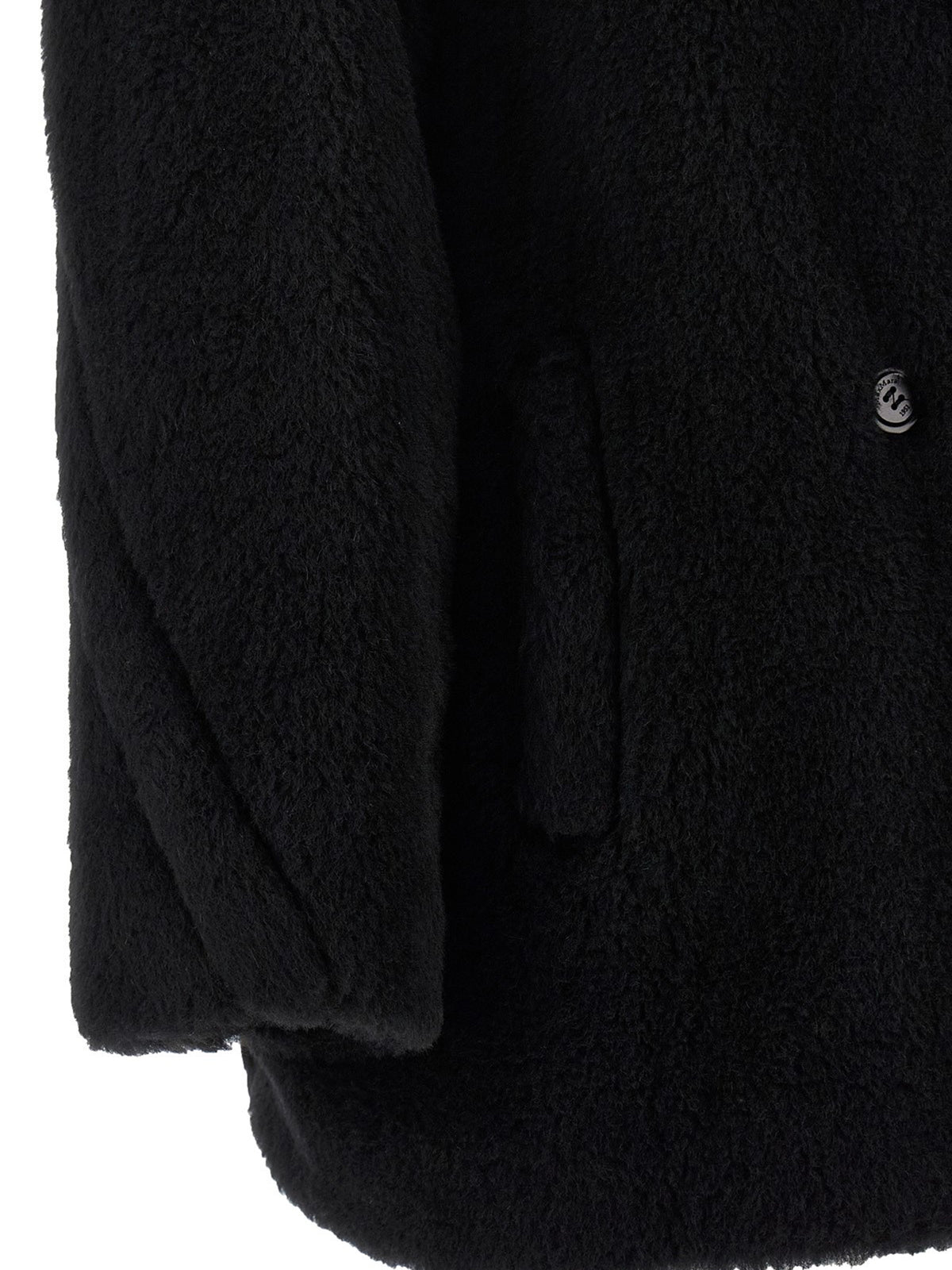 Teddy Bear Icon Coat corto in alpaca e lana