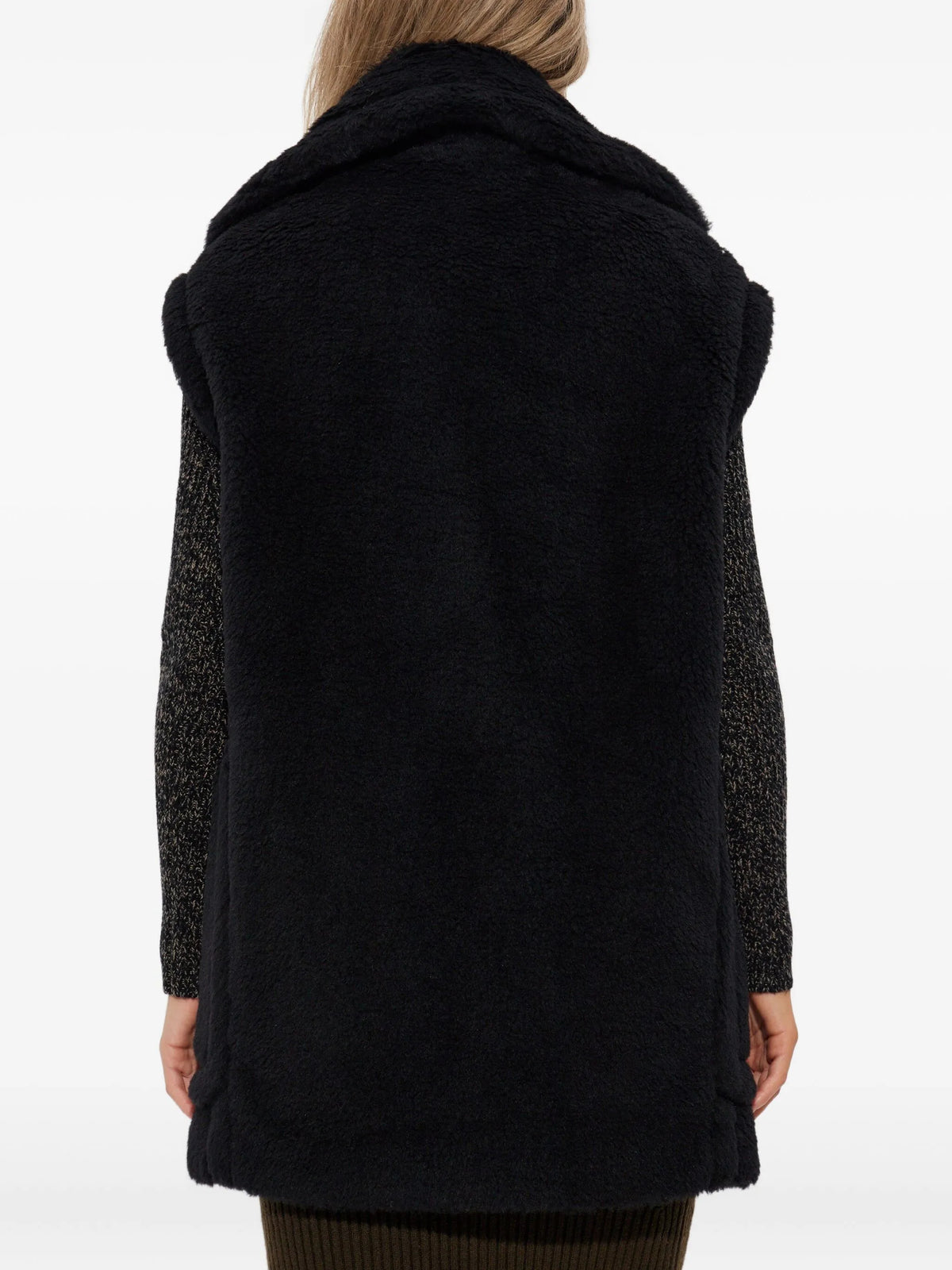Teddy vest in alpaca and wool