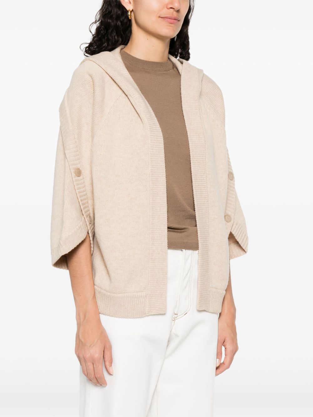 Wool and cashmere cardigan