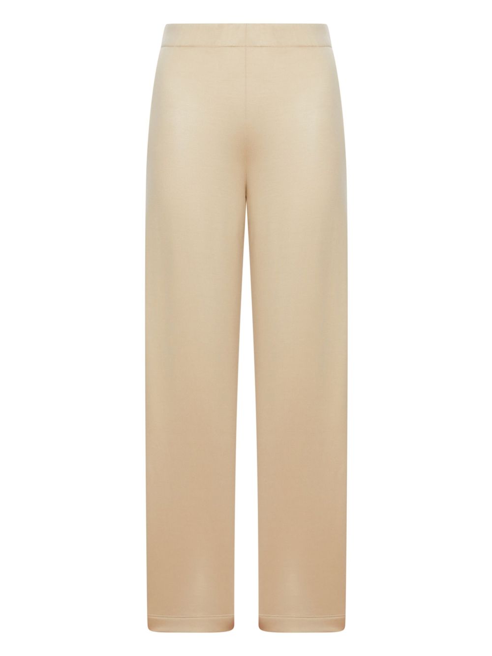 Silk and cotton fleece trousers