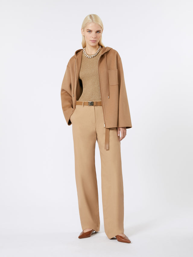 Wool, cashmere and silk sweatshirt