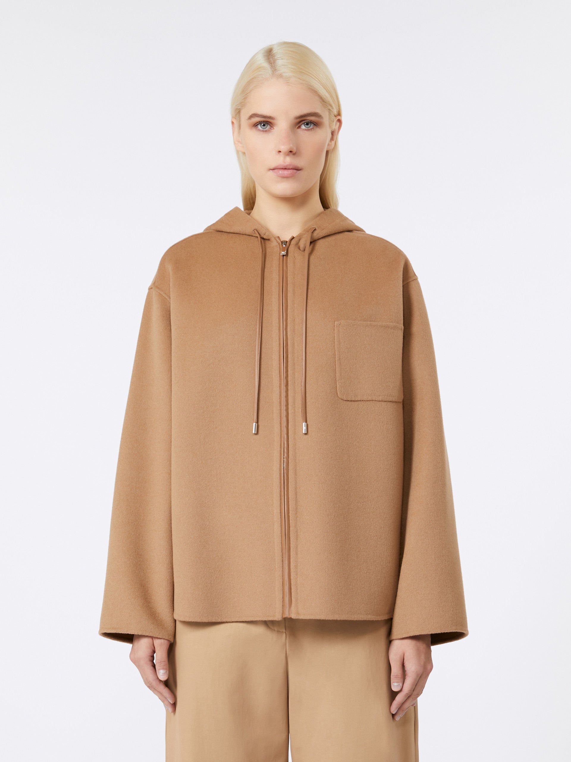 Wool, cashmere and silk sweatshirt Max Mara Beige | Grifo210