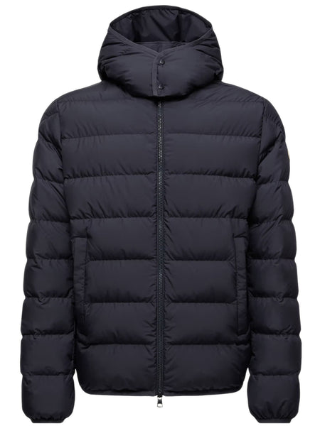 Montbrocq short down jacket with hood MONCLER Nero | Grifo210