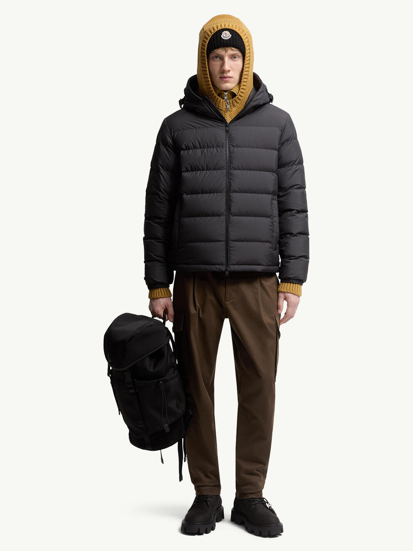 Laveraet short down jacket with hood