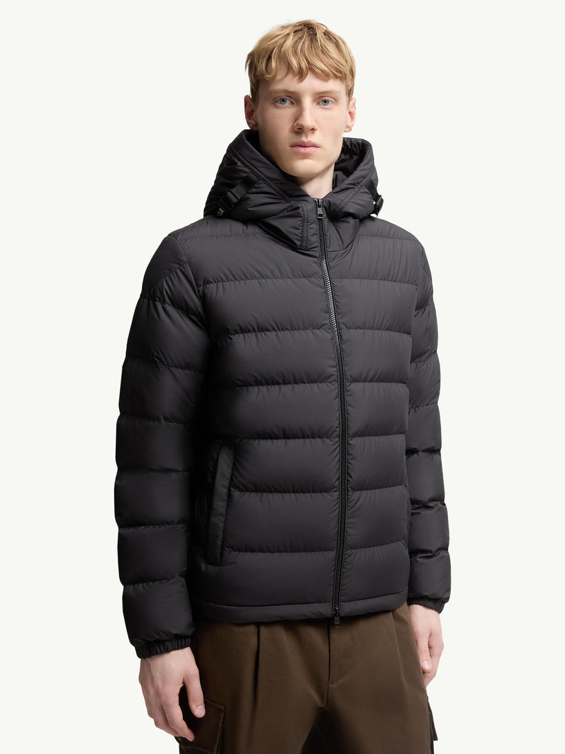 Laveraet short down jacket with hood
