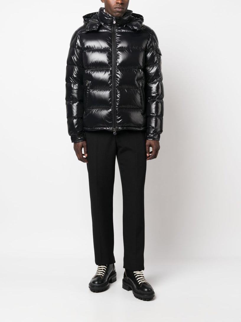 Moncler Maya short down jacket with hood