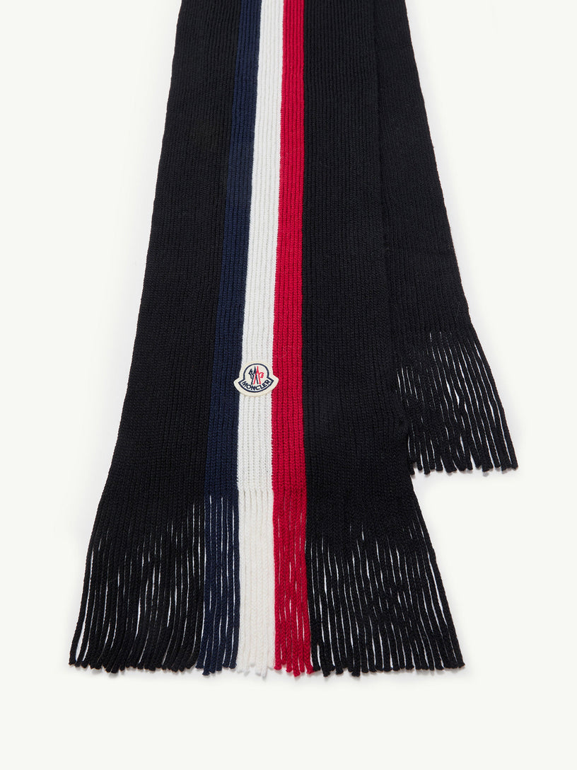 Tricolour Wool Scarf