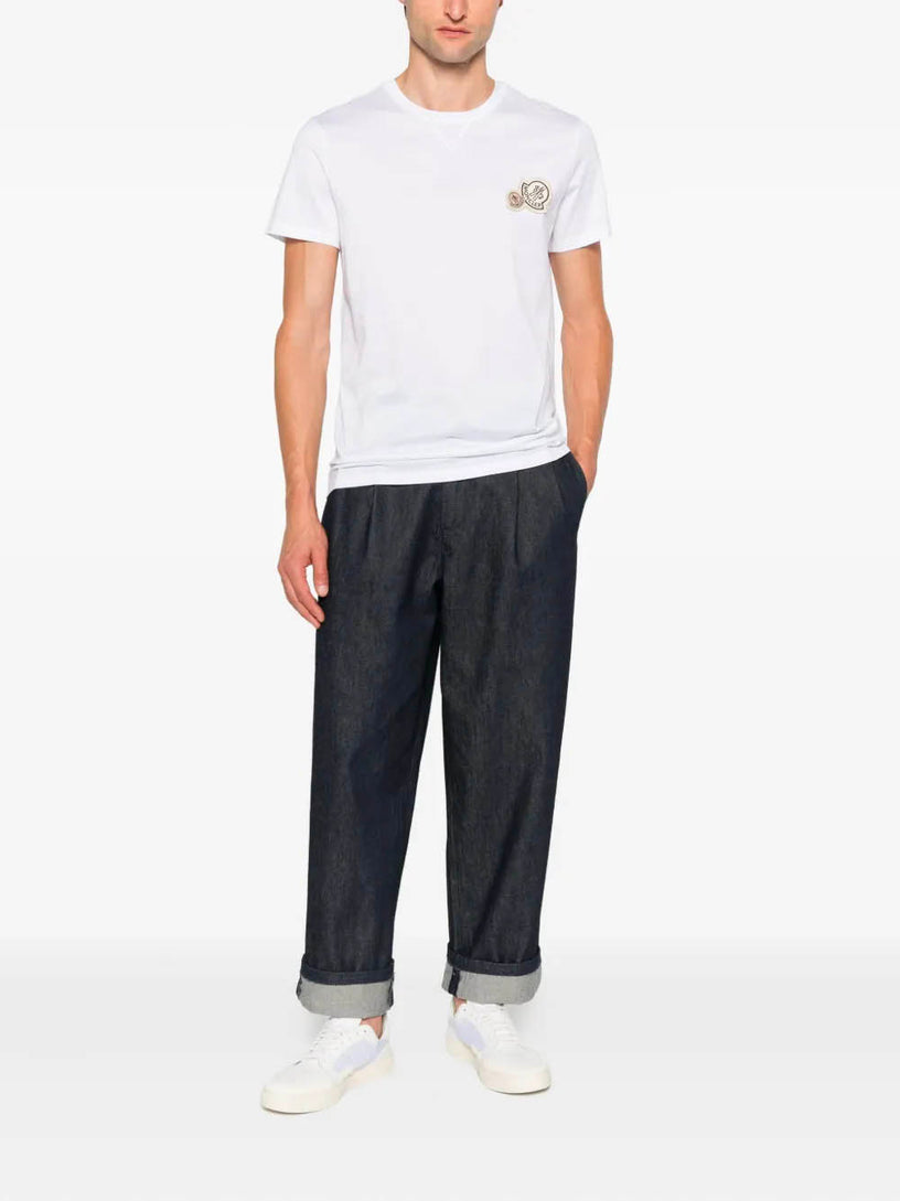 Double Logo Patch T-Shirt