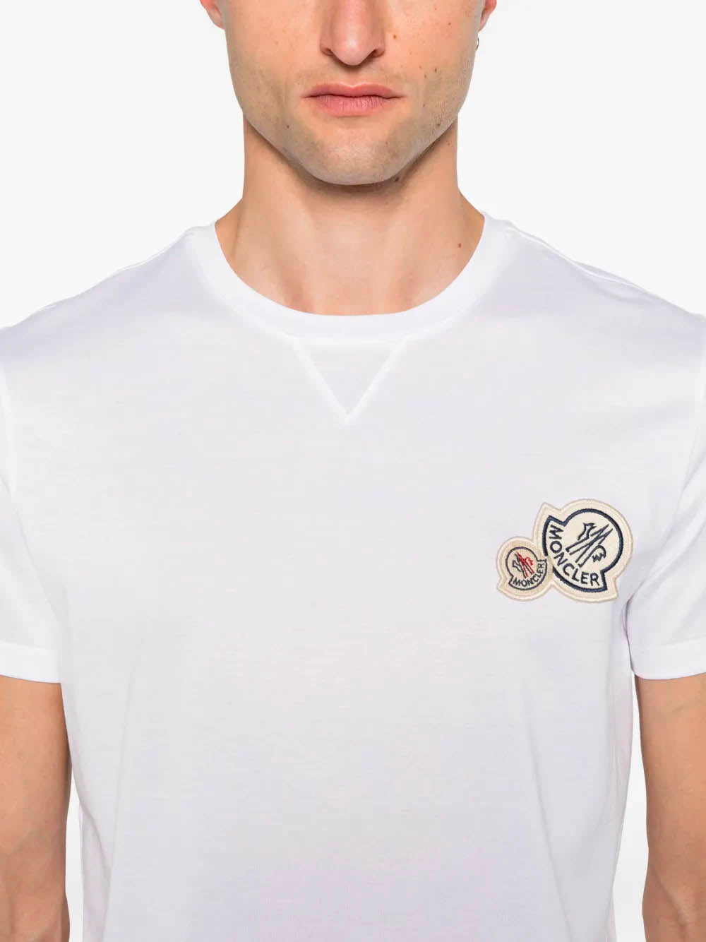 Double Logo Patch T-Shirt