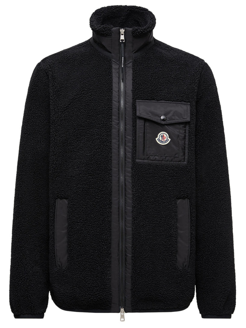 Teddy Zip-Up Sweatshirt with Pocket
