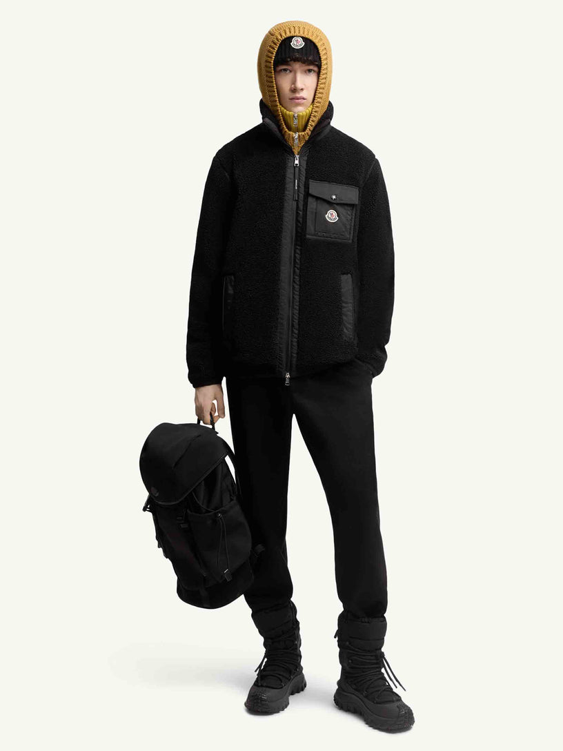 Teddy Zip-Up Sweatshirt with Pocket