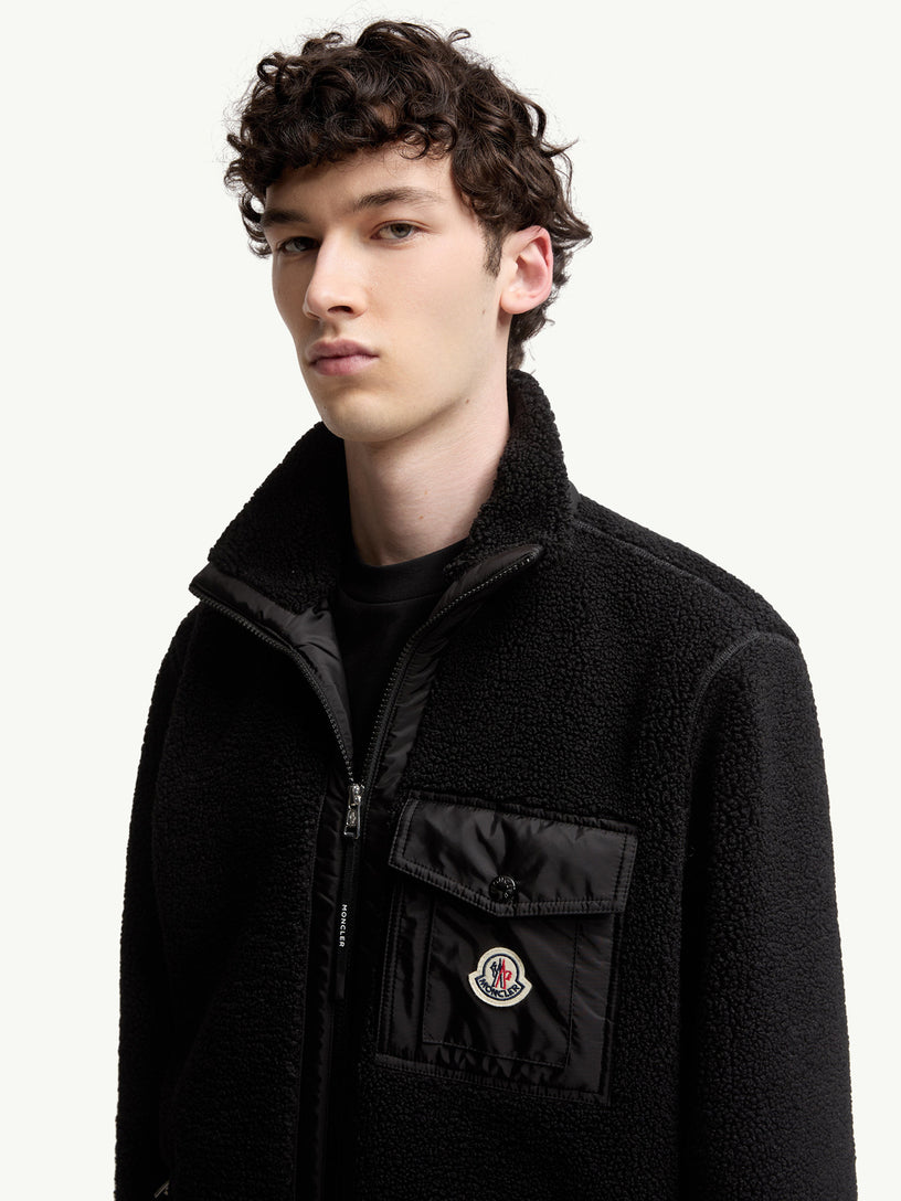 Teddy Zip-Up Sweatshirt with Pocket