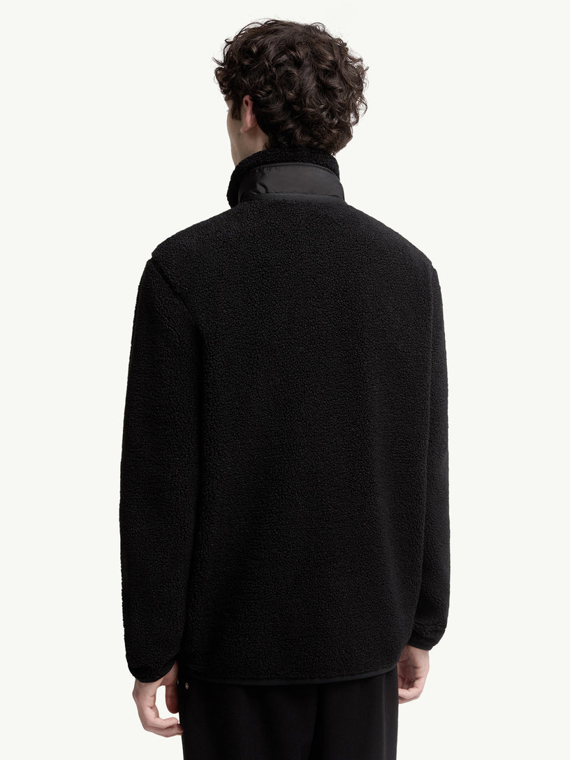 Teddy Zip-Up Sweatshirt with Pocket