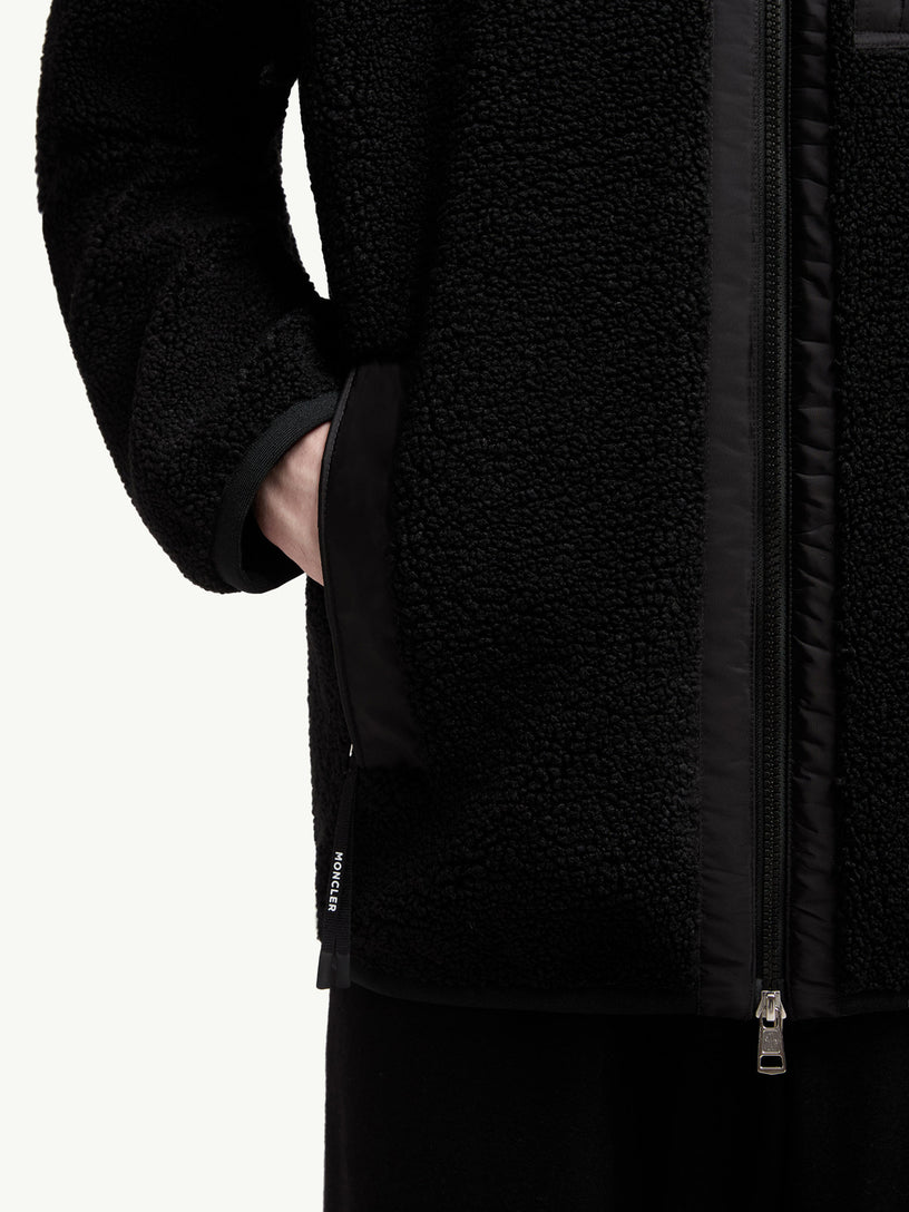 Teddy Zip-Up Sweatshirt with Pocket
