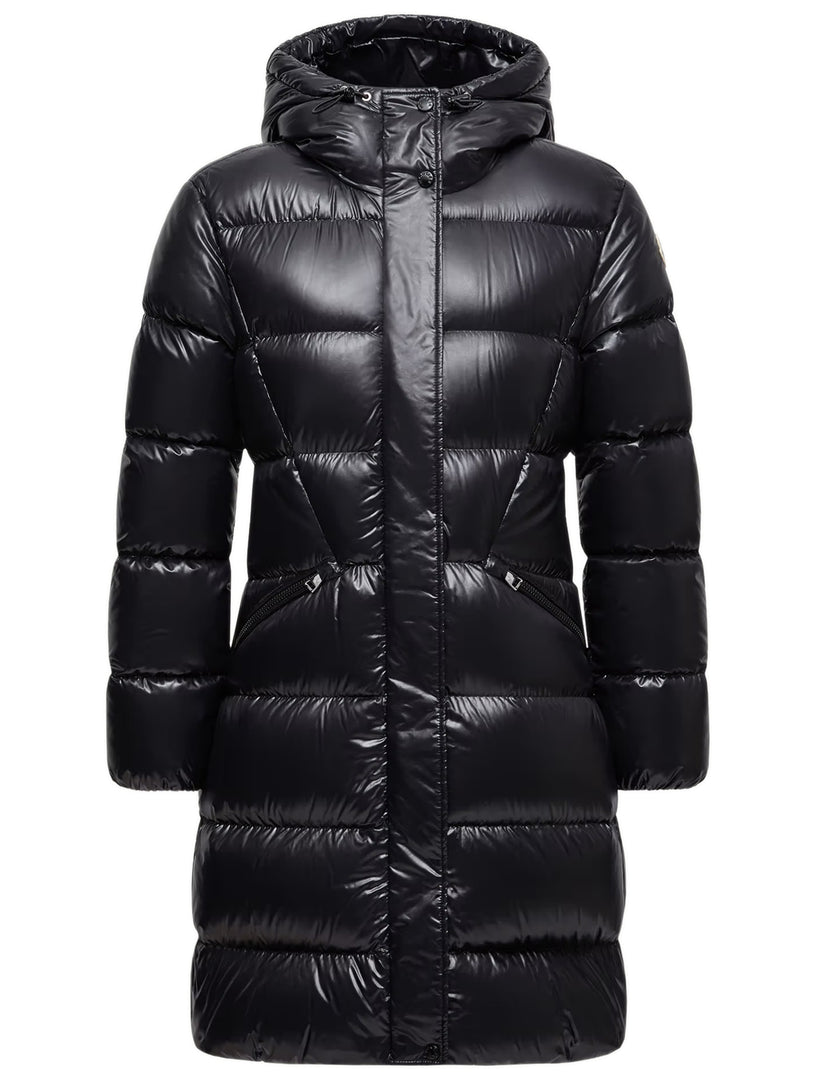 Bellevue long down jacket with hood
