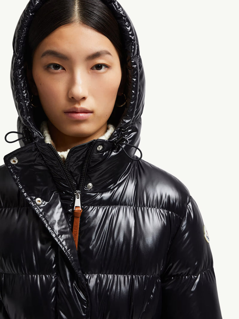 Bellevue long down jacket with hood