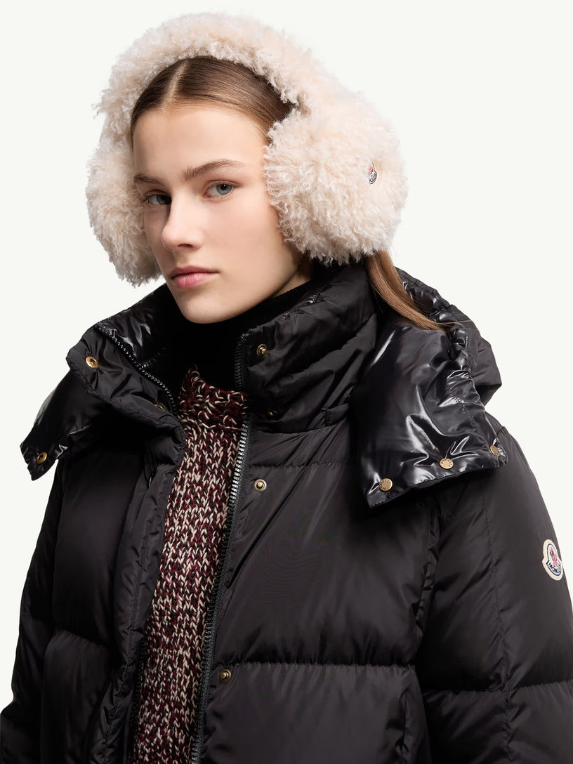 Padded earmuffs in teddy fleece