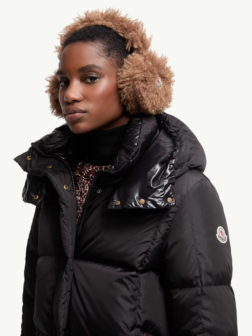 Padded earmuffs in teddy fleece