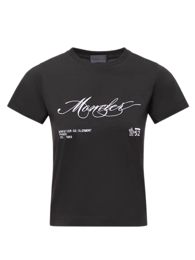 Embroidered Cursive Logo T-Shirt