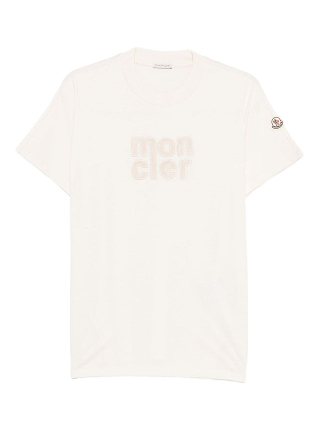 Cotton T-Shirt with Teddy Logo
