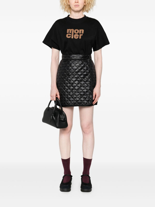 Cotton T-Shirt with Teddy Logo