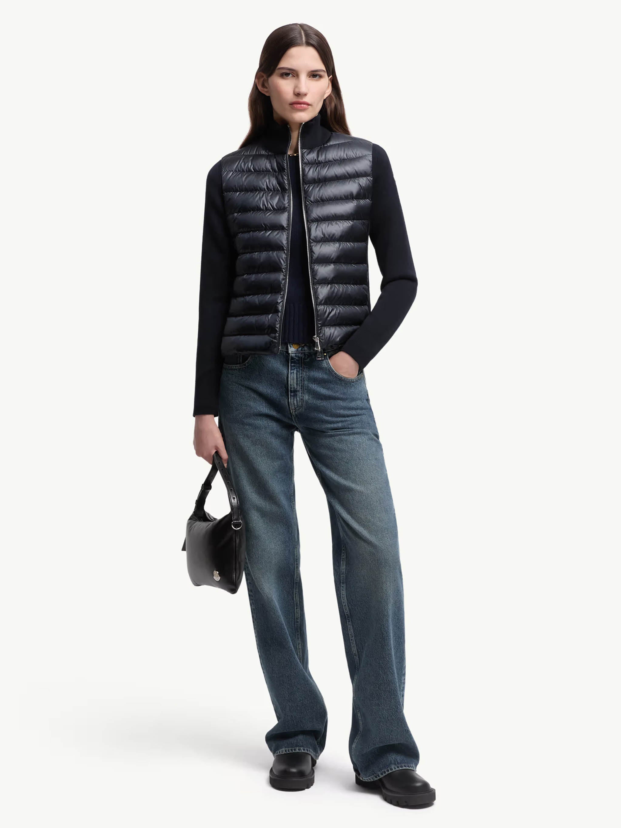 Cardigan tricot MONCLER Blu | Grifo210