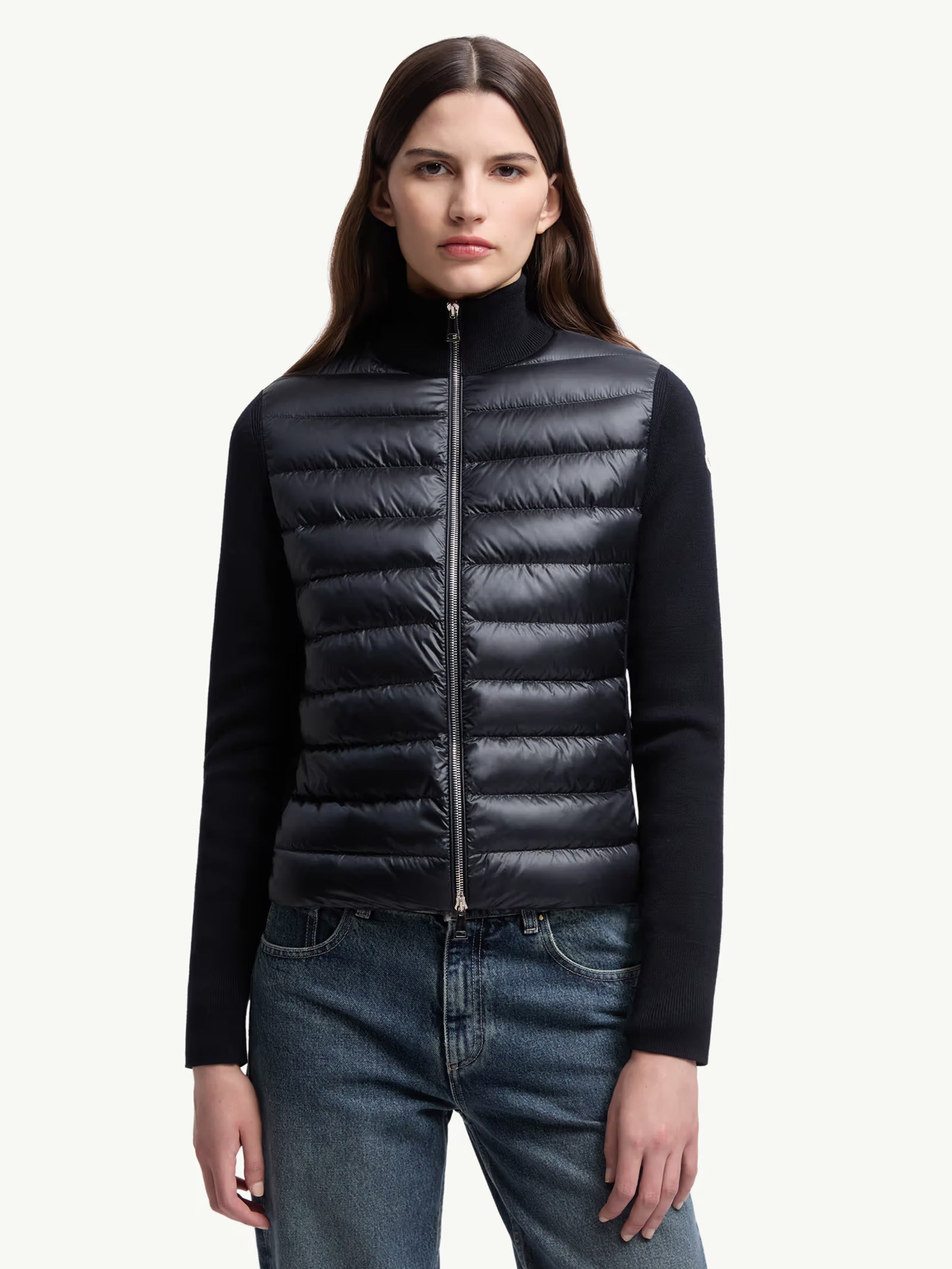 Cardigan tricot MONCLER Blu | Grifo210